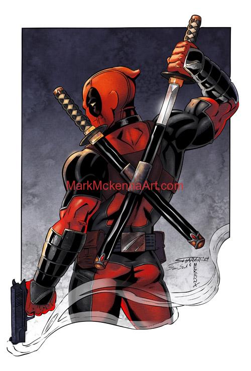 Deadpool color - Official Site of Artist Mark Mckenna