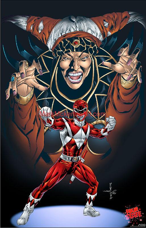 Mark Power Ranger Power Rangers Black - Official Site of Artist Mark Mckenna